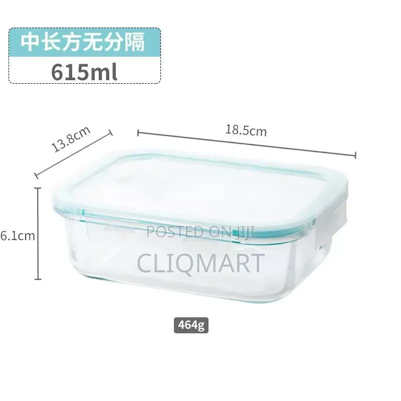 Glass Food Storage Set 3 – Airtight Borosilicate Meal Bowls With Lid