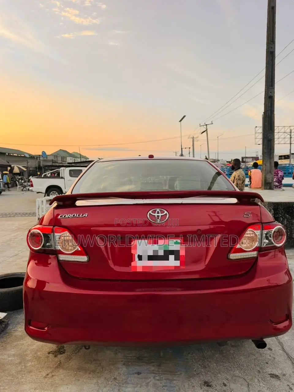 Toyota Corolla S 4dr Sedan (1.8L 4cyl 4A) 2012 Red