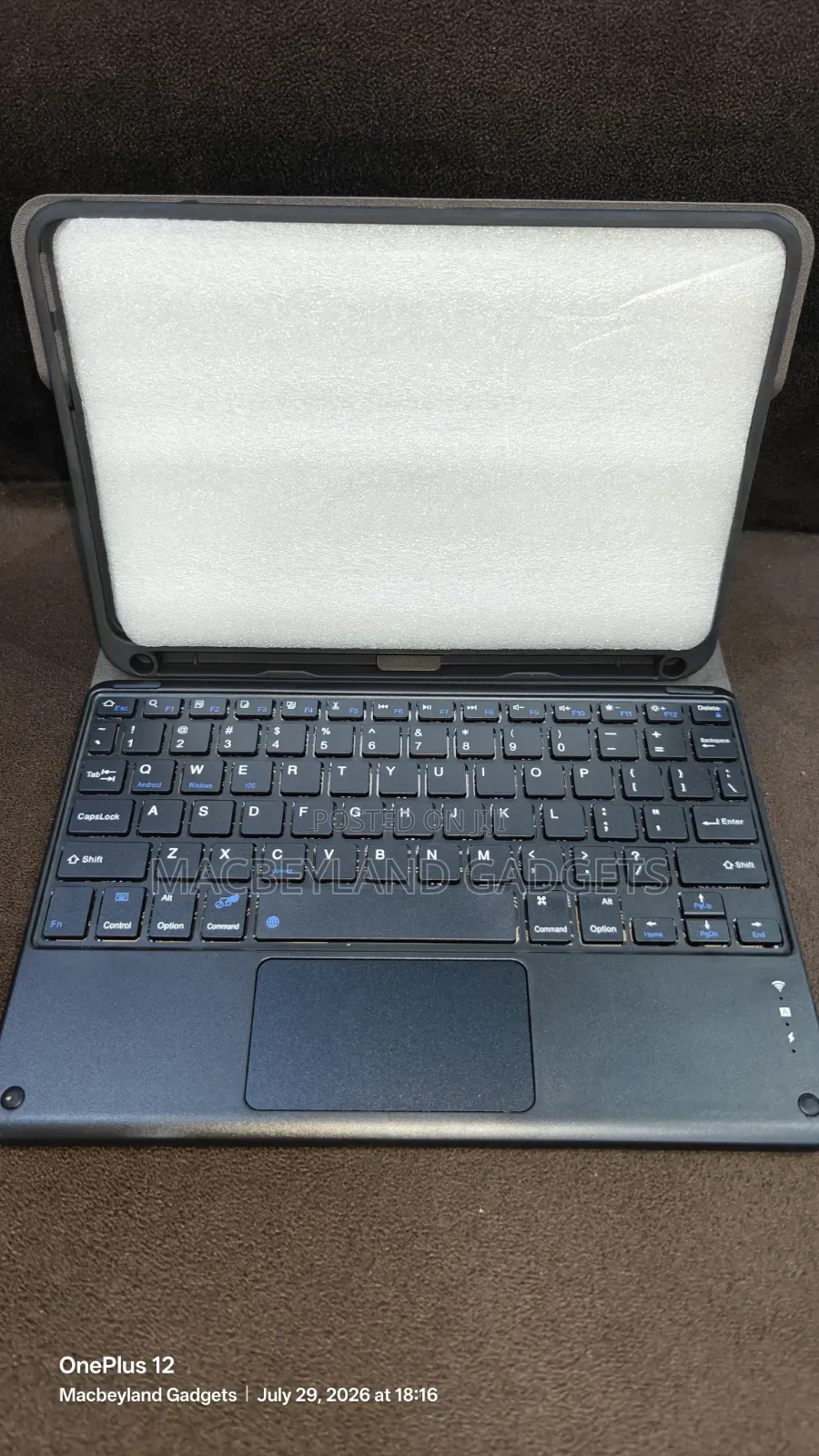 Bluetooth Keyboard (Muuse Trackpad Support) +Case for Redmi Pad 2 9.7