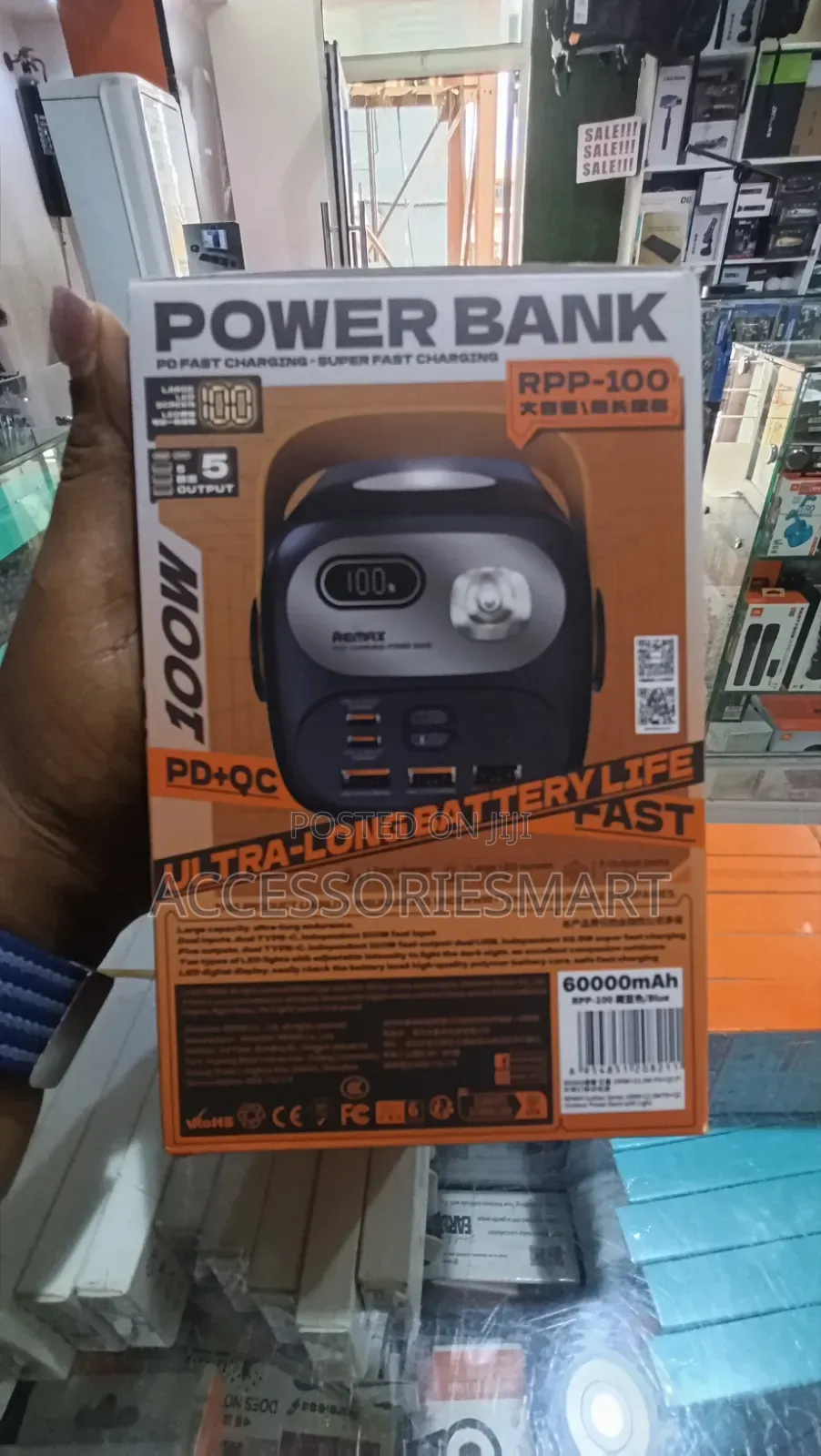 REMAX RPP-100 60000mAh 100W Fast Charging Power Bank