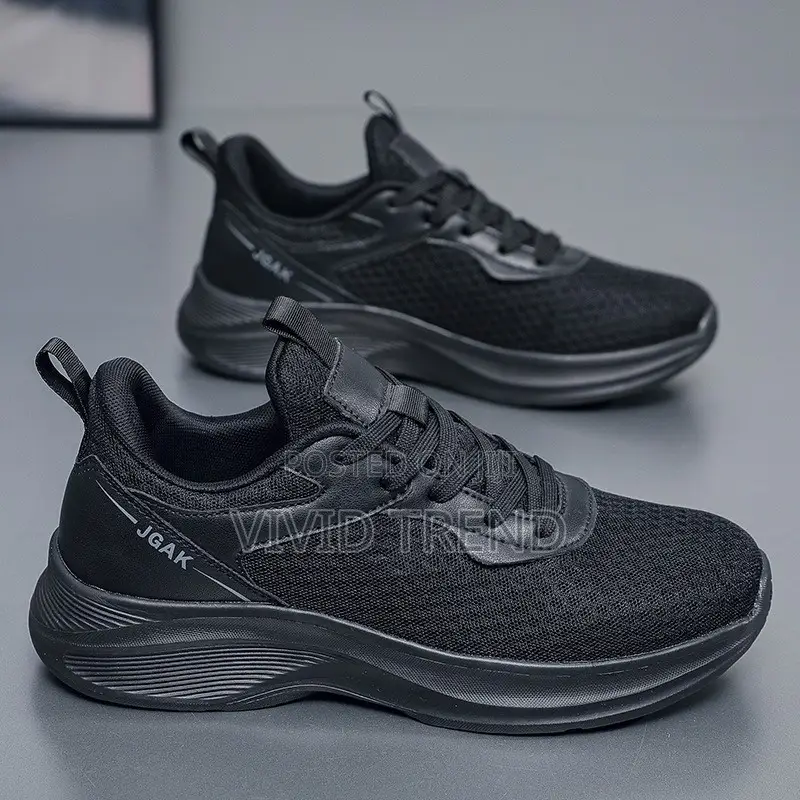 Quality Black Sneakers Size 44 to 48