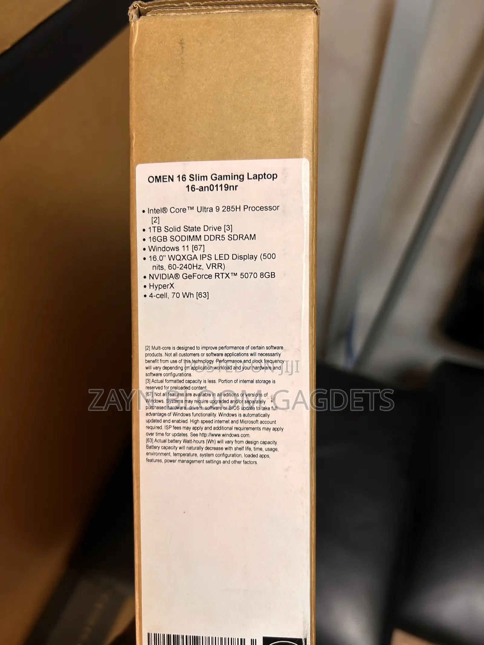 New Laptop HP Omen 16 16GB Intel Core Ultra 9 SSD 1T
