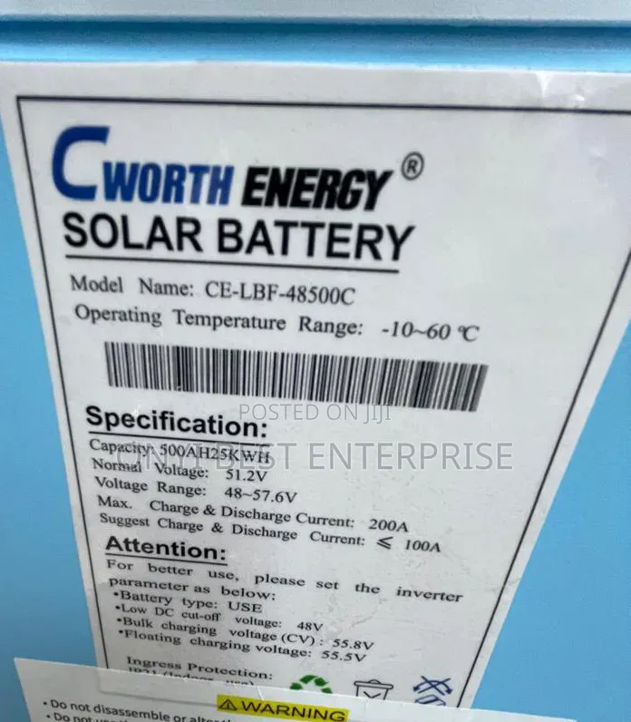 25kwh C Worth Battery Brand New Model Available