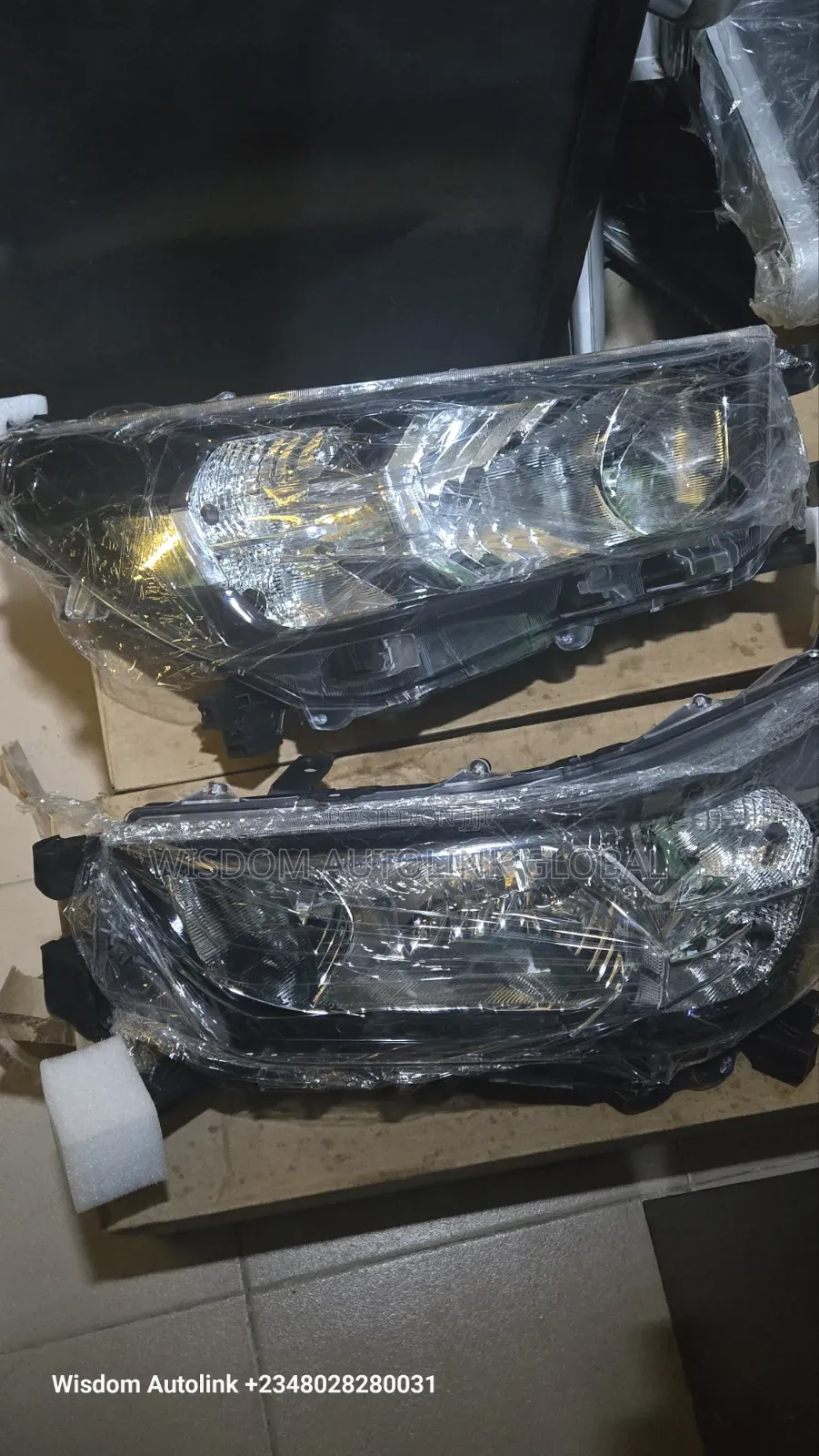Headlights for Toyota Hilux 2020-2024 Non Led or Japan Model Available