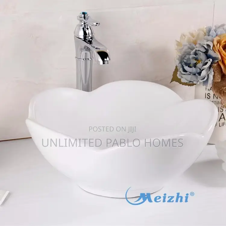 Countertop Wash Hand Basin- Quality Ceramic,White