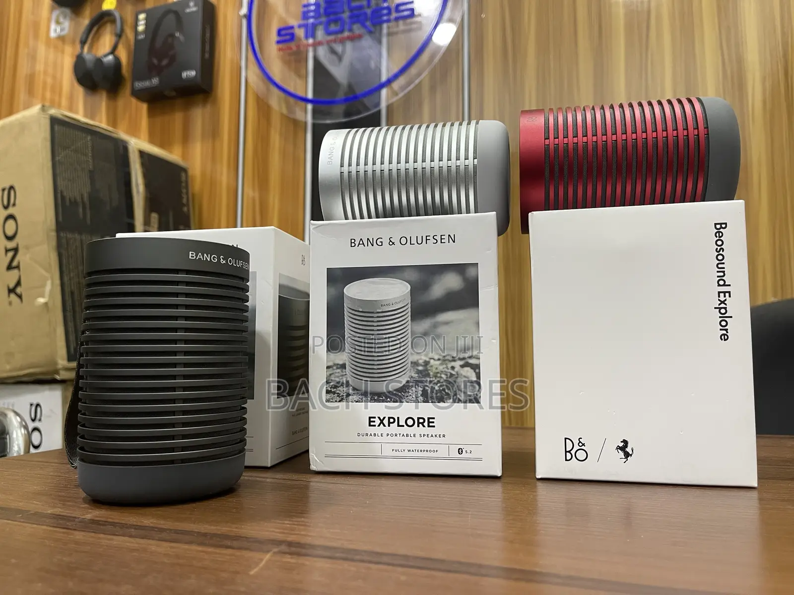 Open Box Bang Olufsen Beosound Explore Portable Speakers