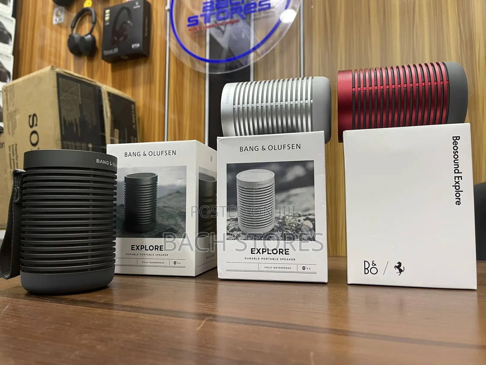 Open Box Bang Olufsen Beosound Explore Portable Speakers