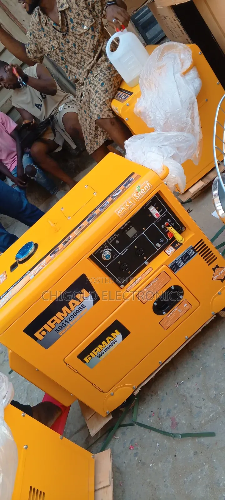 Diesel Generator Firman 12.5 kVA 100% Copper Coin