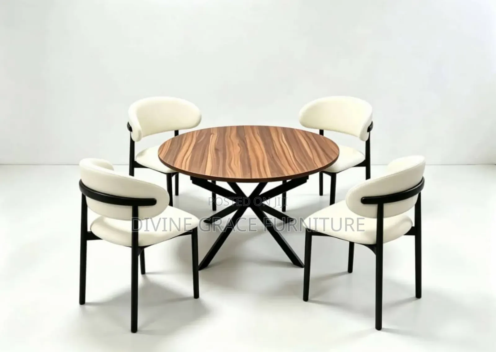 Adjustable Wooden Dining Table Set