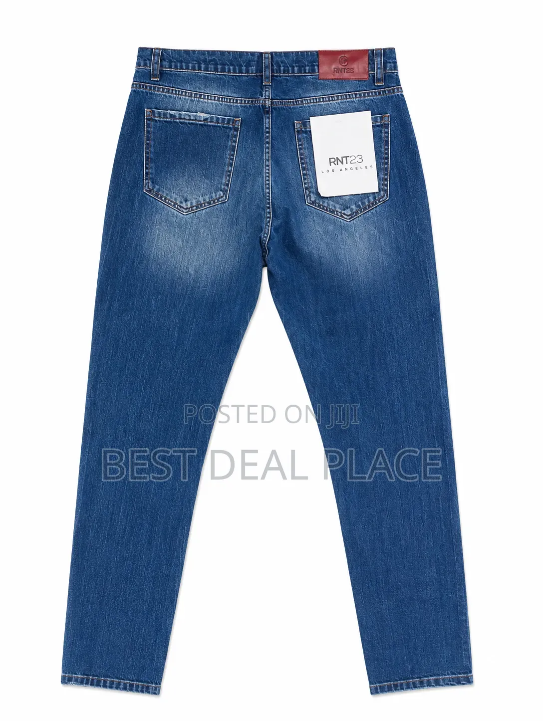 RNT23 Men's Distressed Jeans – Berlin Fit, 32W 33L Genuine UK Import