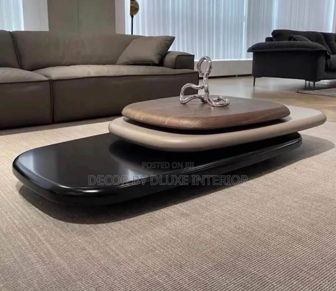 Modern Luxury Rotating High End, Special-Shaped Coffee Table