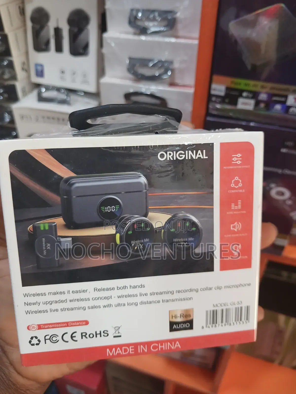 Wireless 2 in 1 GL-S3 Noise Reduction Microphone