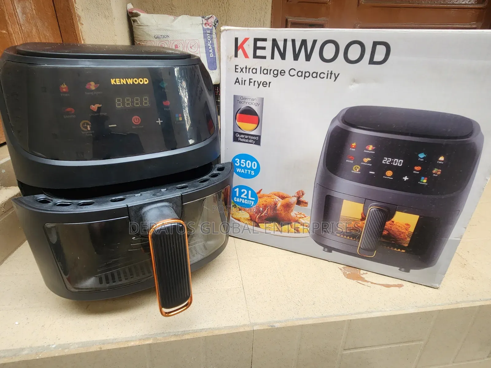 Kenwood 3500W Air Fryer With Digital Touch Display