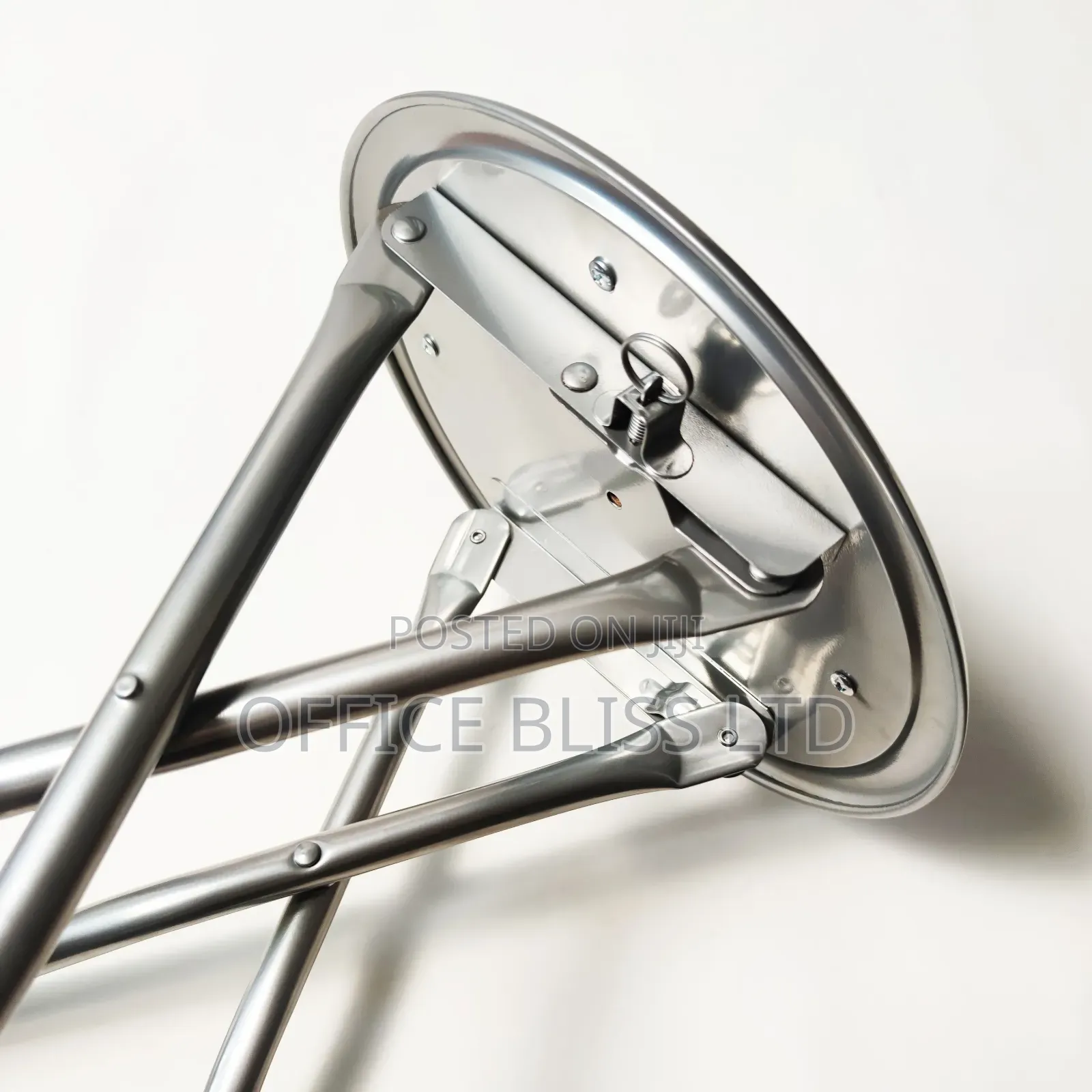 Modern Portable Foldable Metal Stool for Bedroom Kitchen