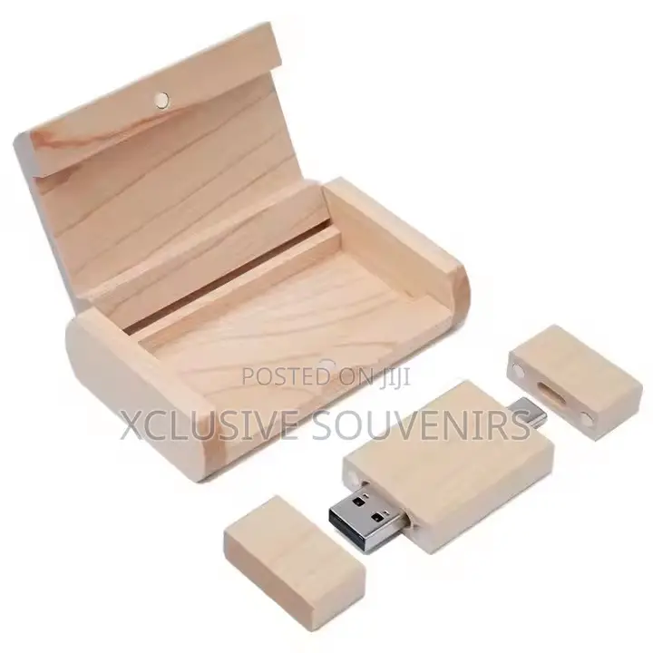 2 in 1 OTG USB Wooden Pendrive Type-C USB Flash Drive