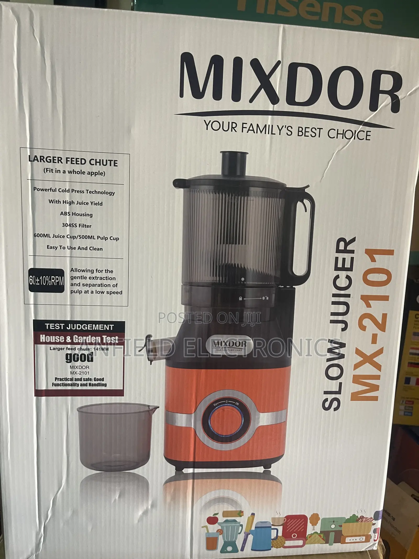 Mixdor Slow Juicer MX-2101 – Freshness in Every Drop!