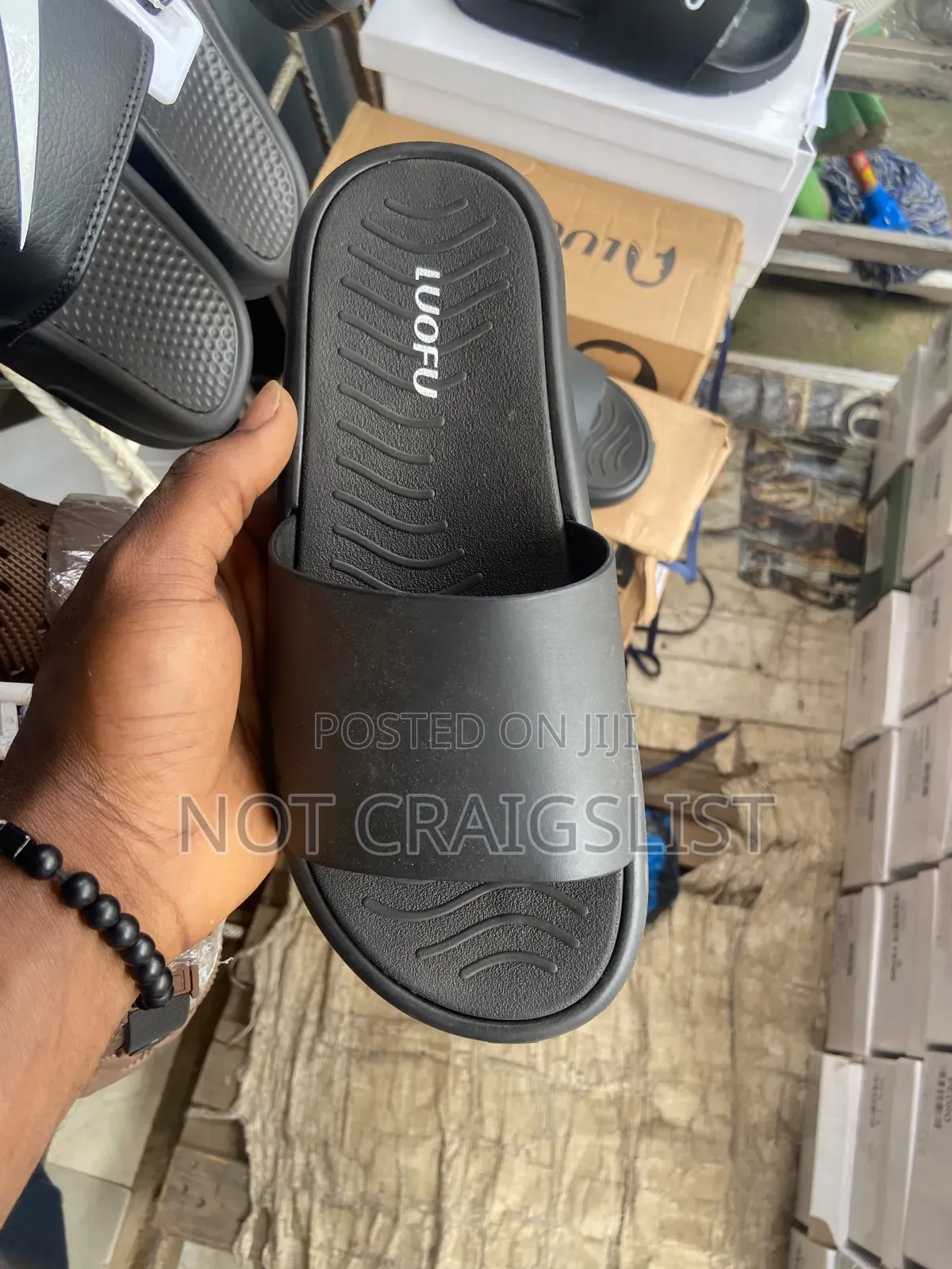 Original Luofu Cloud Foam Slides | Soft Eva Slippers for Men