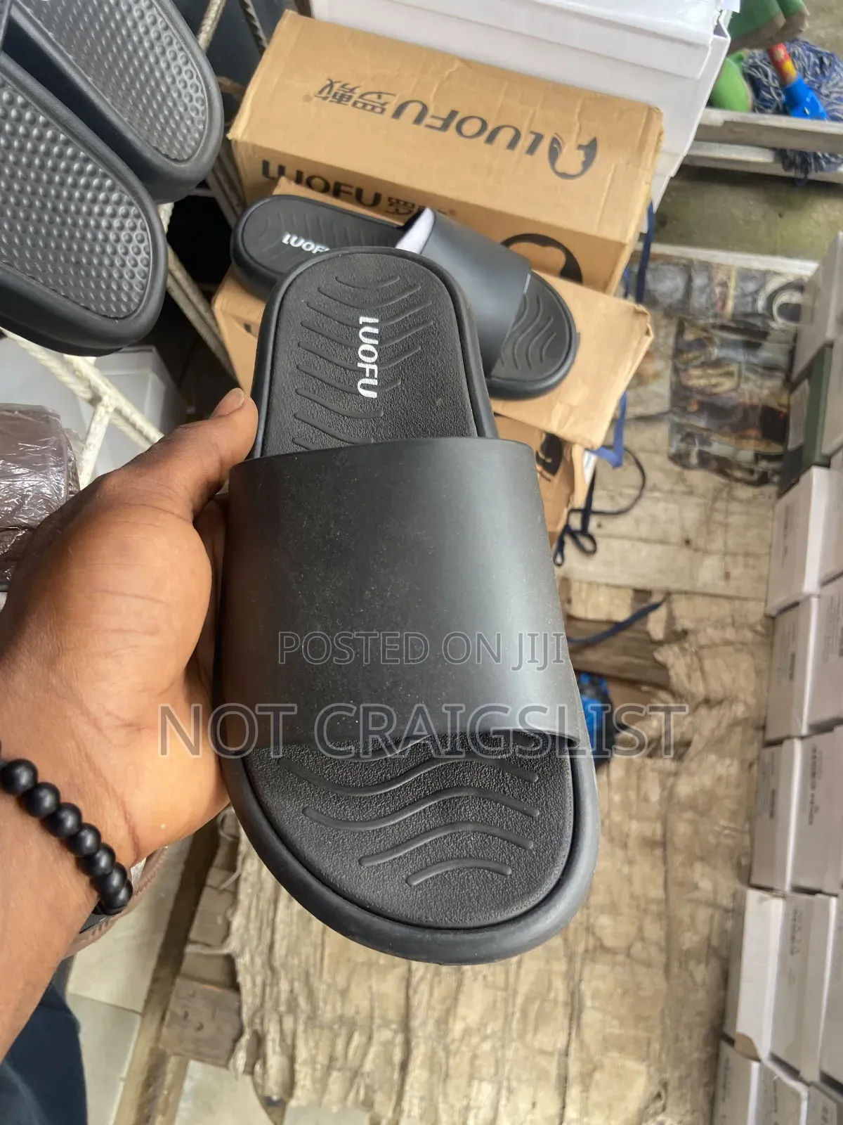 Original Luofu Cloud Foam Slides | Soft Eva Slippers for Men