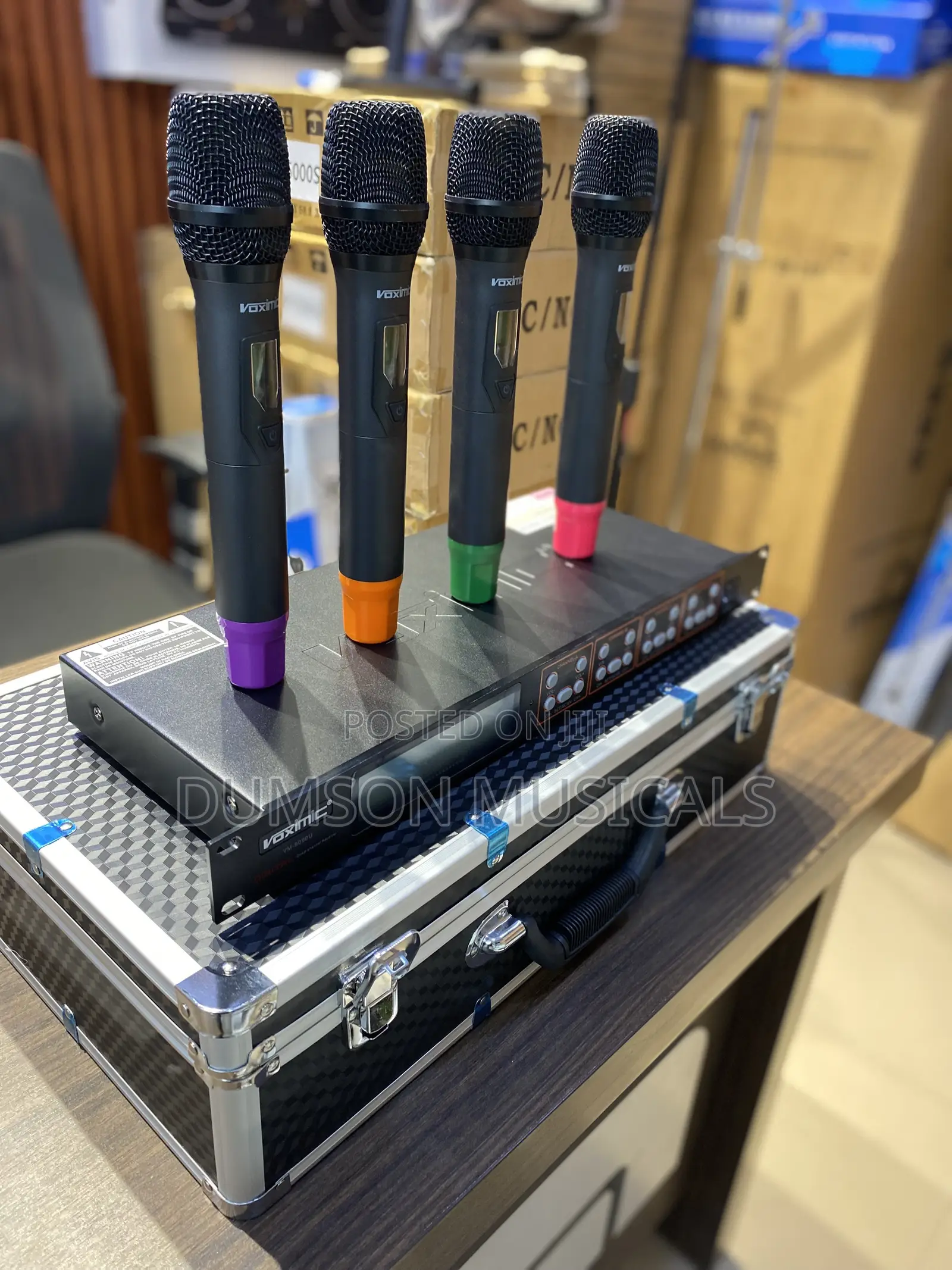 Voximic Vm-9090u 4in1 Professional Wireless Microphone System Uhf