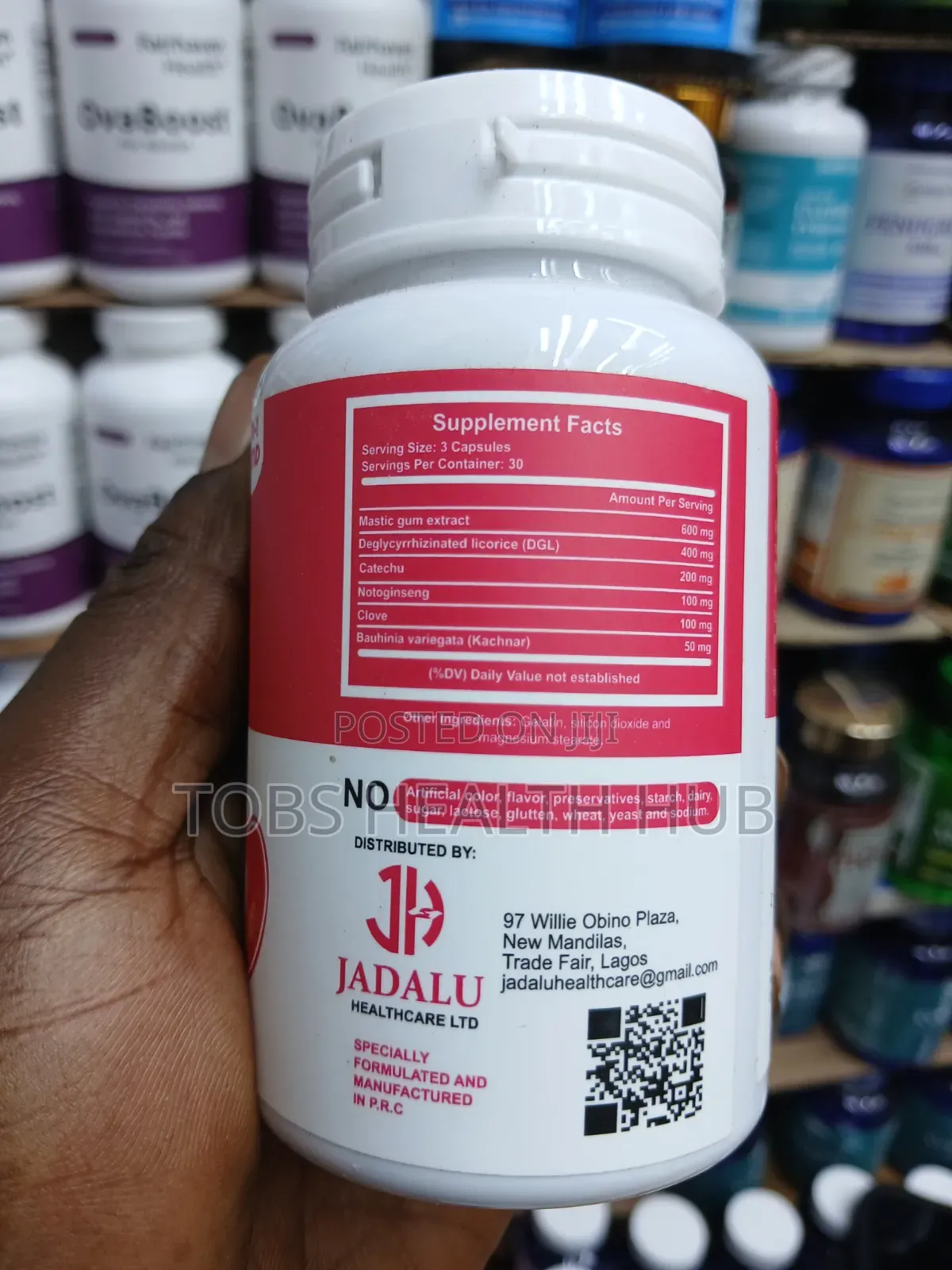 GreenaCell Mastic DGL Licorice – Ulcer Formula (90 Capsules)