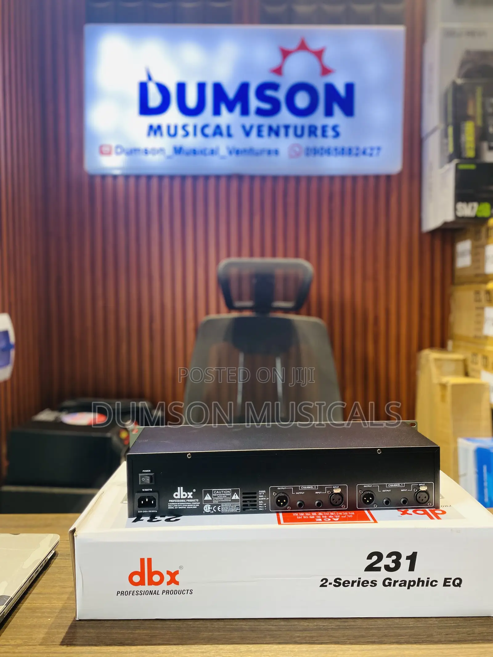 DBX 231 Graphic Double Equalizer 231 2-Series Double Graphic EQ