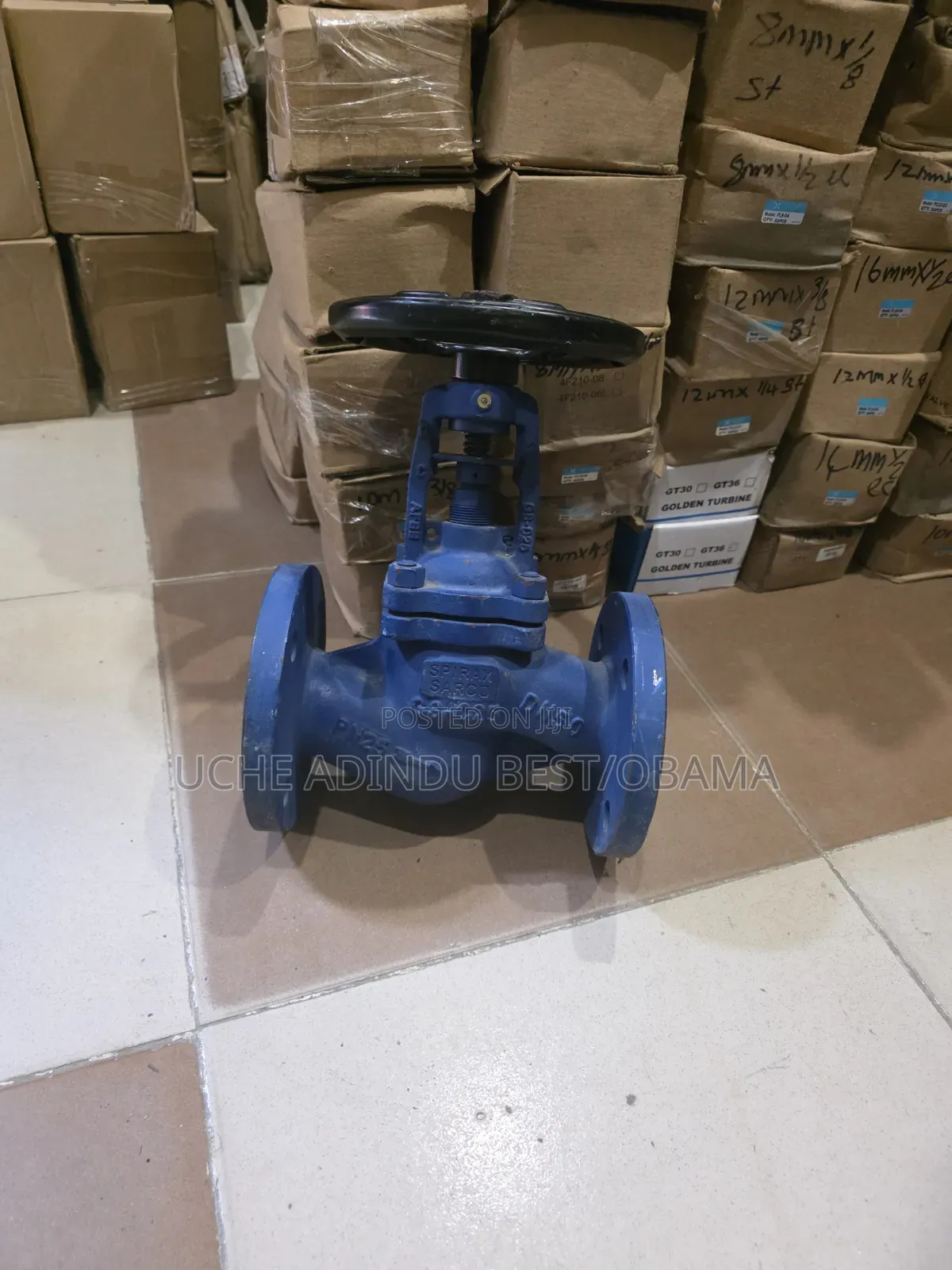 Globe Valve Spira Serco Valve Dn50