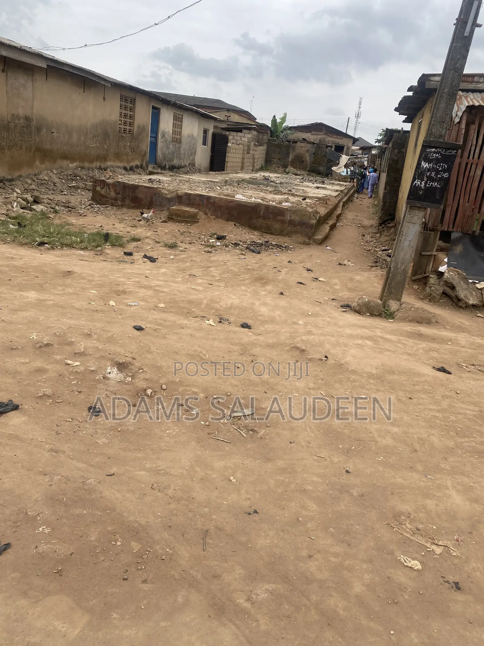 A Land Measuring Approximately Halfplot Agbado Railway Station