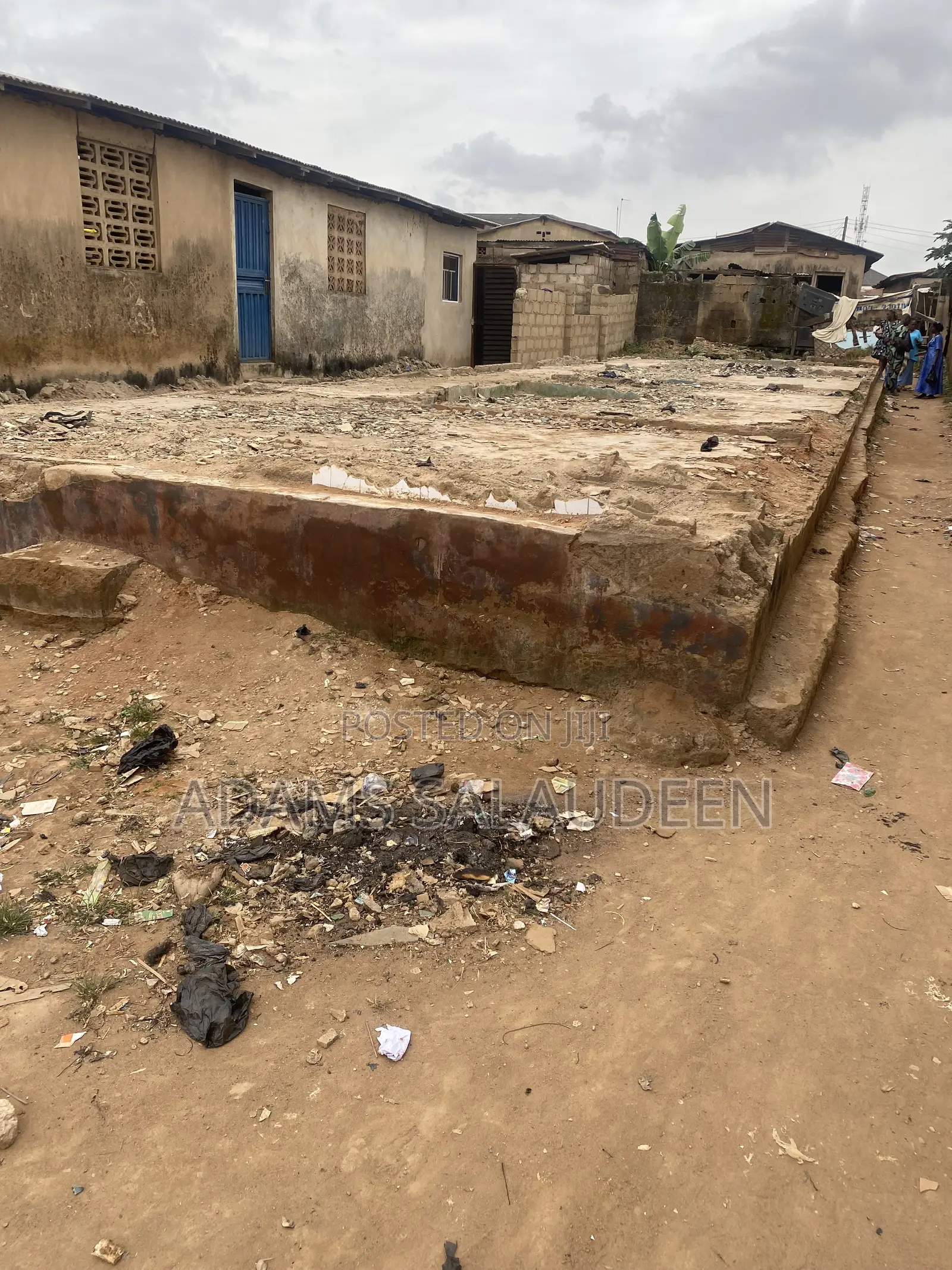 A Land Measuring Approximately Halfplot Agbado Railway Station