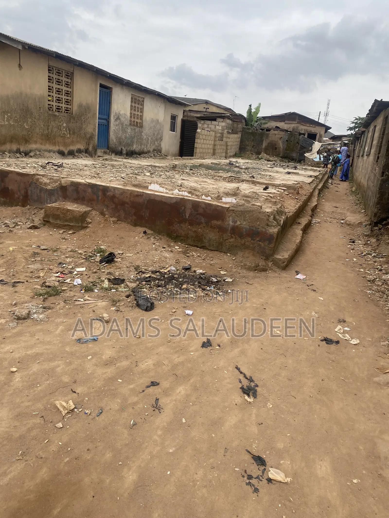 A Land Measuring Approximately Halfplot Agbado Railway Station