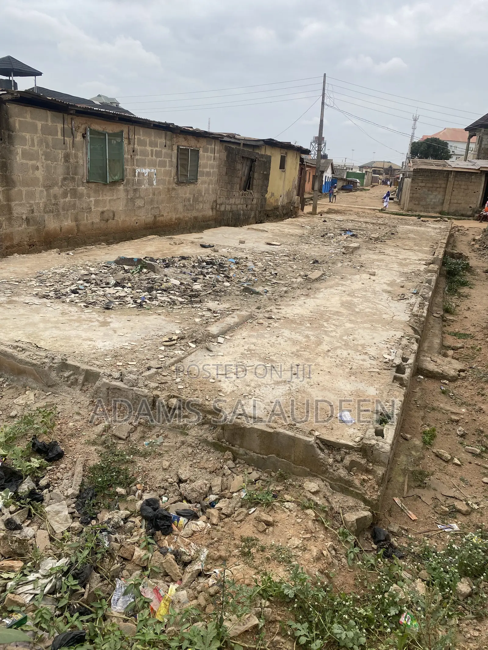 A Land Measuring Approximately Halfplot Agbado Railway Station