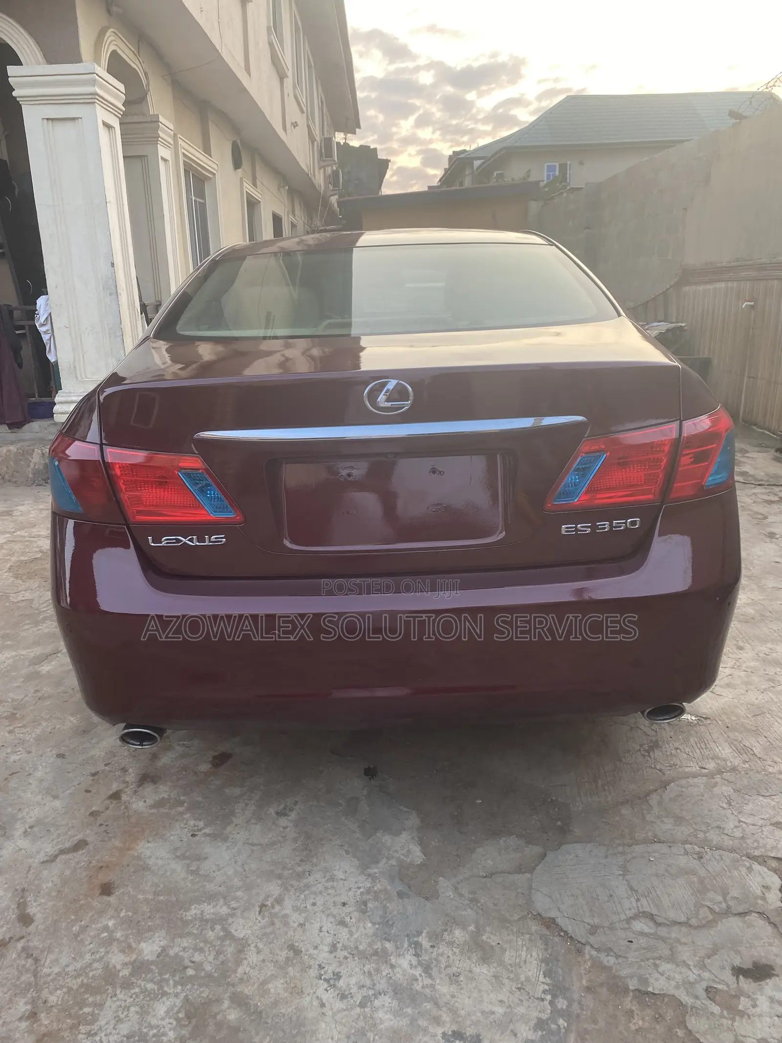 Lexus ES 350 2007 Burgundy