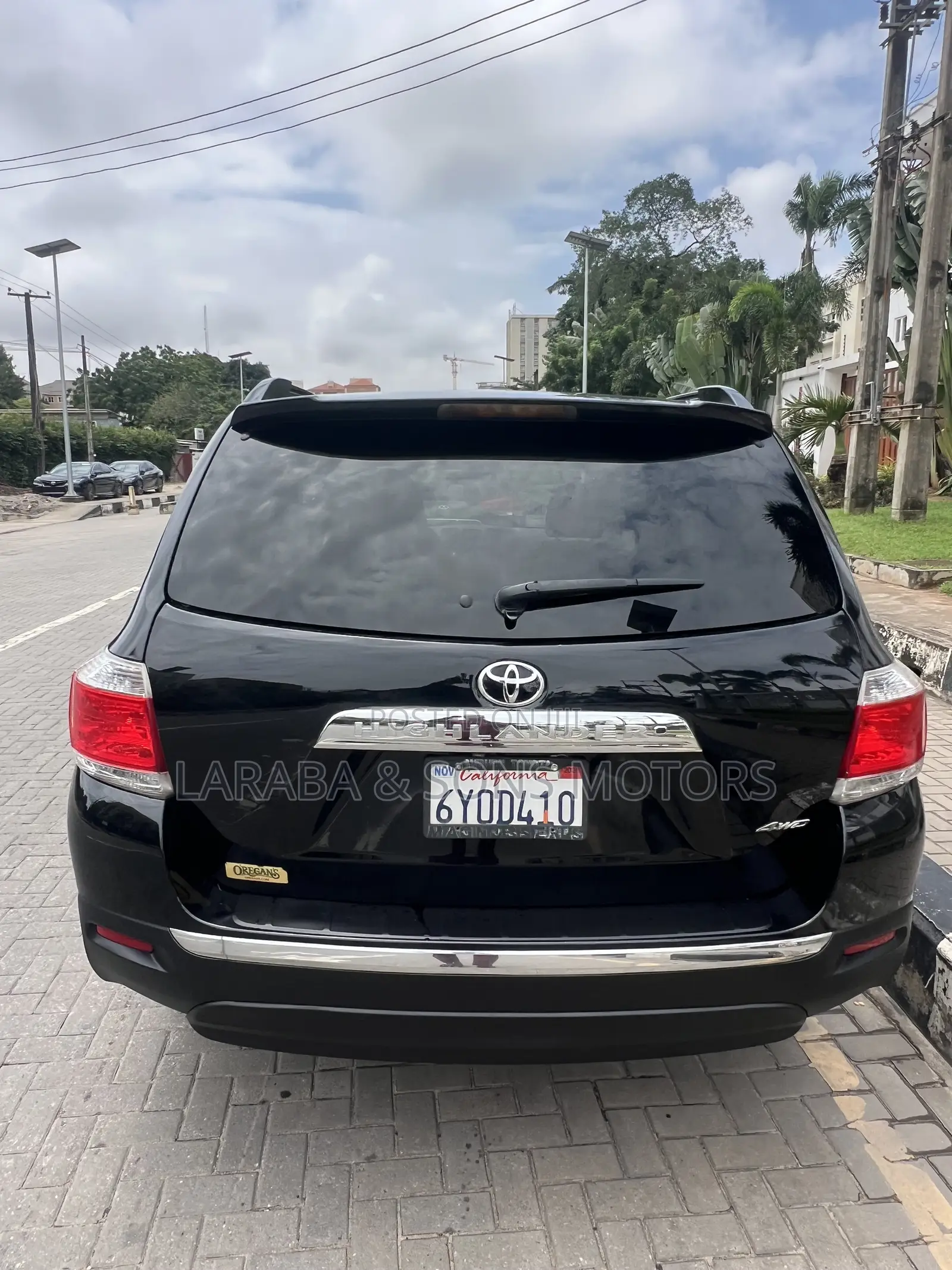 Toyota Highlander Hybrid Limited 2012 Black