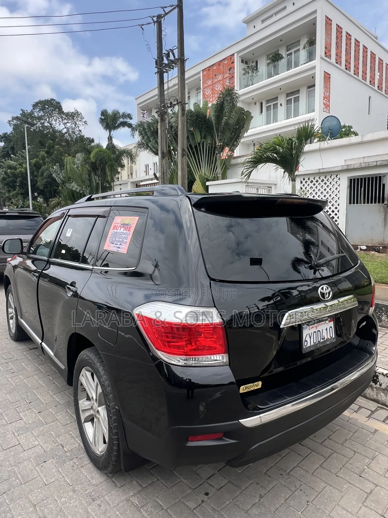 Toyota Highlander Hybrid Limited 2012 Black