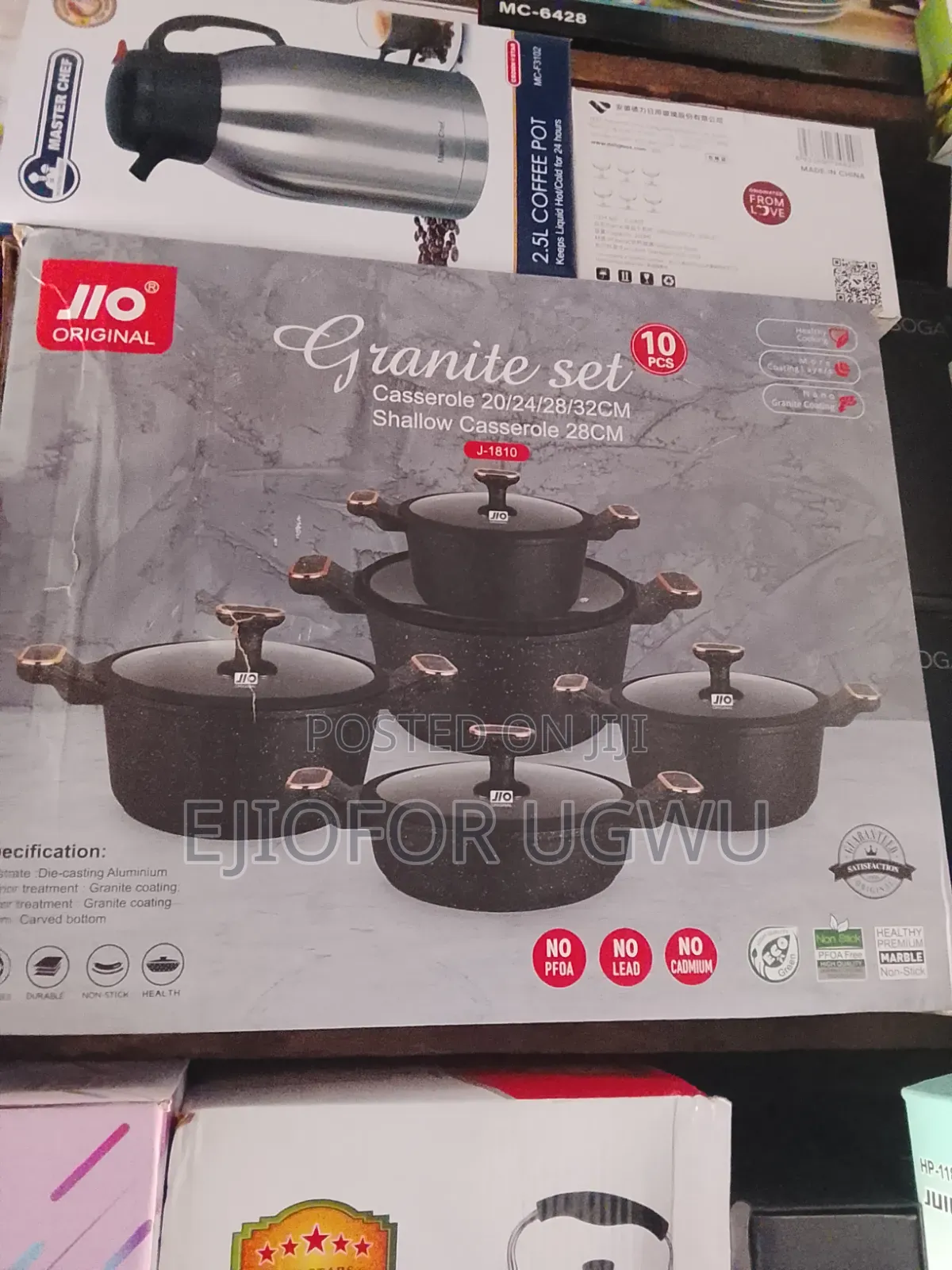 Set Granite Cooking Pot by 5 Pis