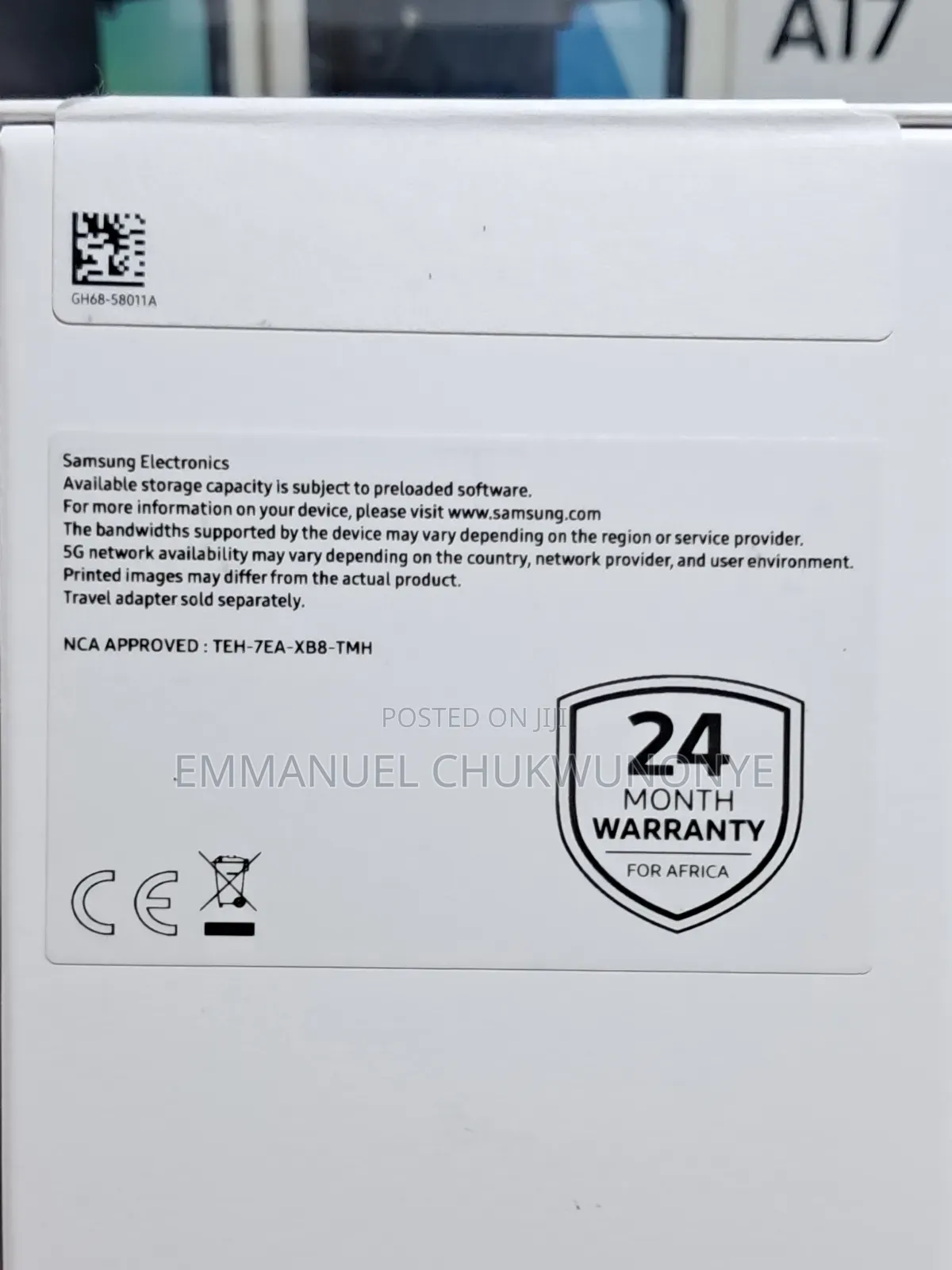New Samsung Galaxy A27 128 GB Black