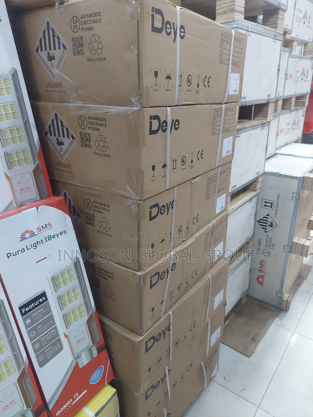 16kwh Deye Lithium Ion Phosphate Battery