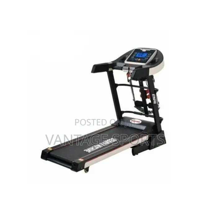 2HP Electric Treadmill With Massager Dumbbells +Free Delivery Nation