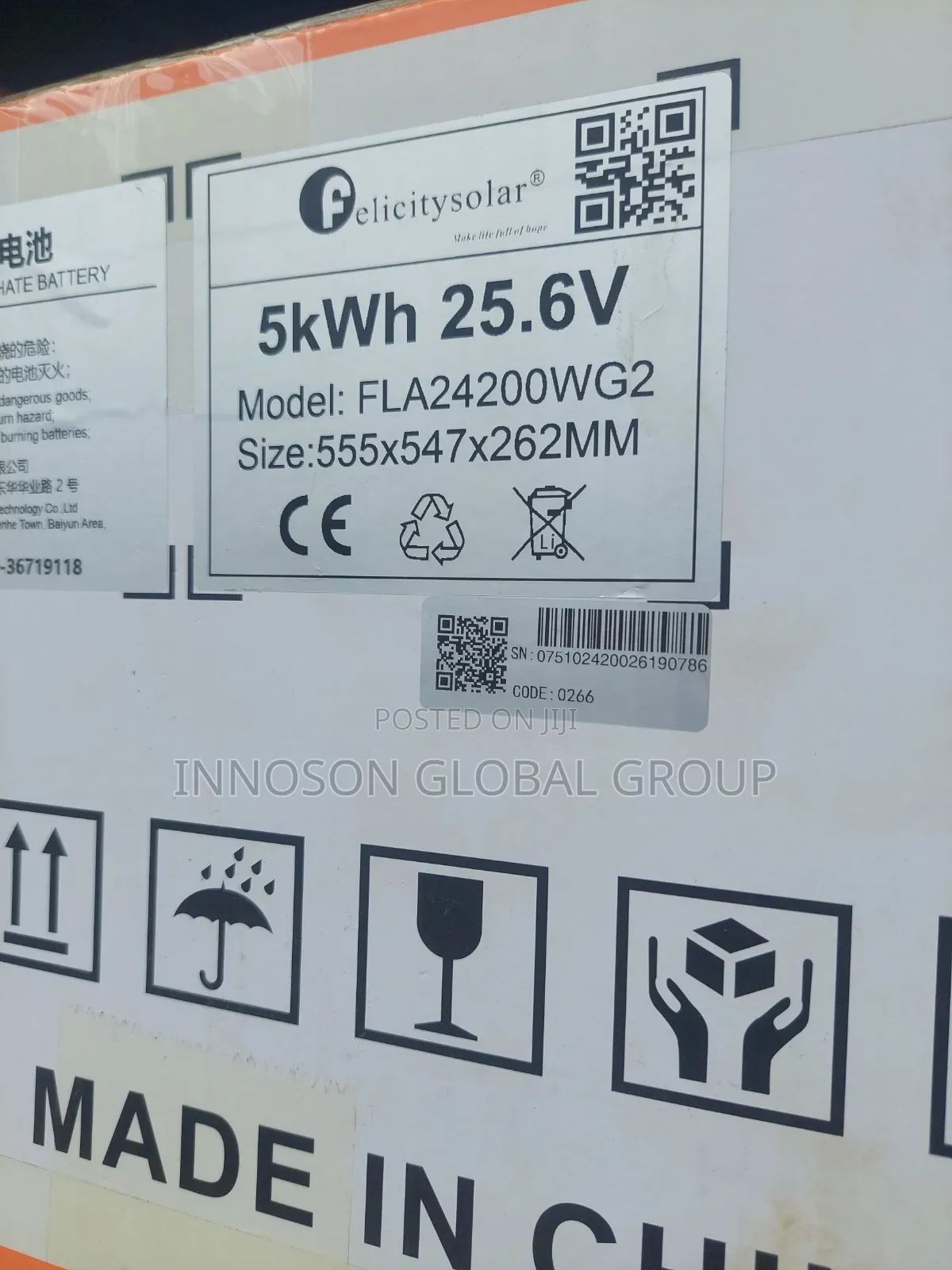 5kwh 24v Felicity Lithium Ion Phosphate Battery