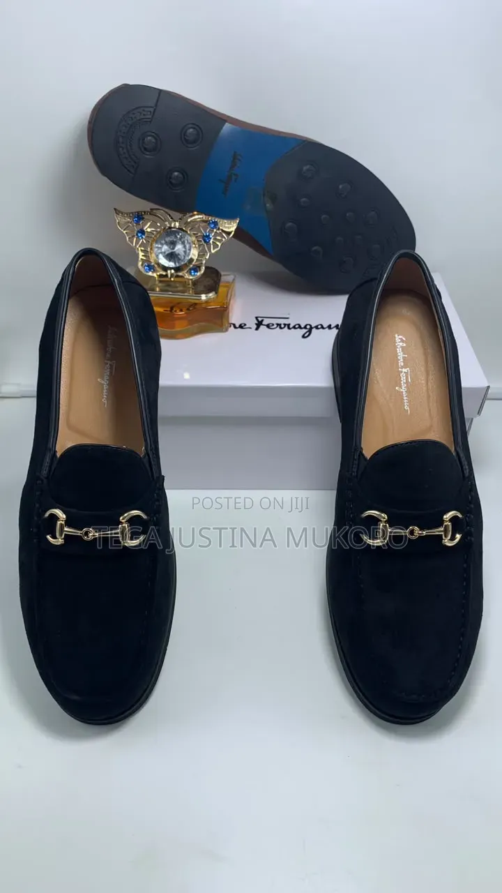 Latest Design High Quality Salvatore Ferragamo Suede Loafers