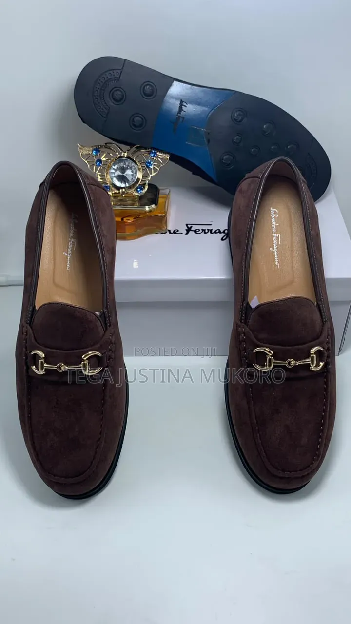 Latest Design High Quality Salvatore Ferragamo Suede Loafers