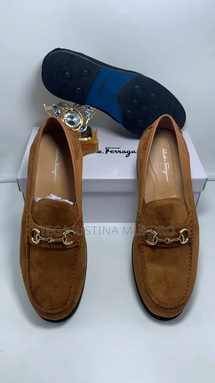 Latest Design High Quality Salvatore Ferragamo Suede Loafers