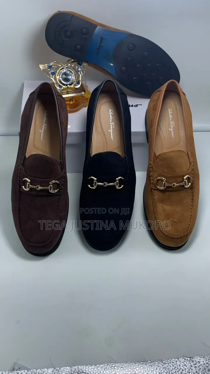 Latest Design High Quality Salvatore Ferragamo Suede Loafers