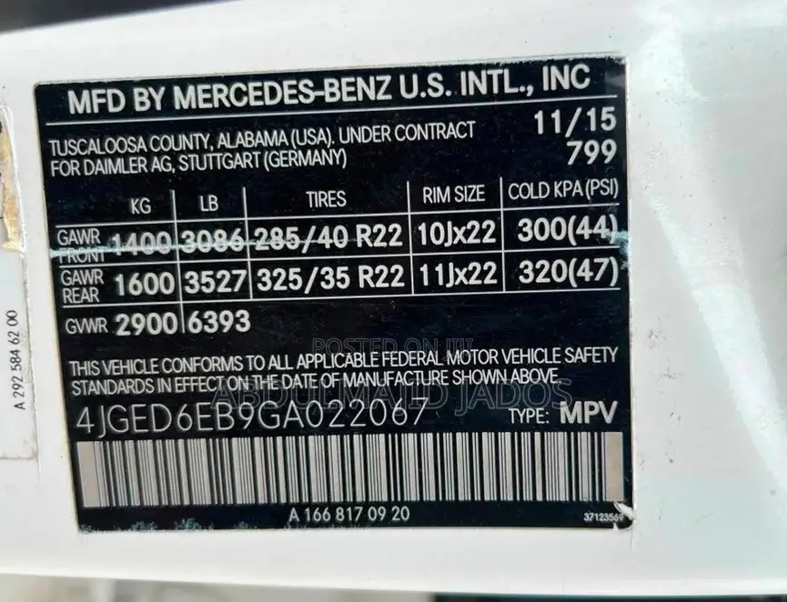 Mercedes-Benz GLE-Class 2017 White