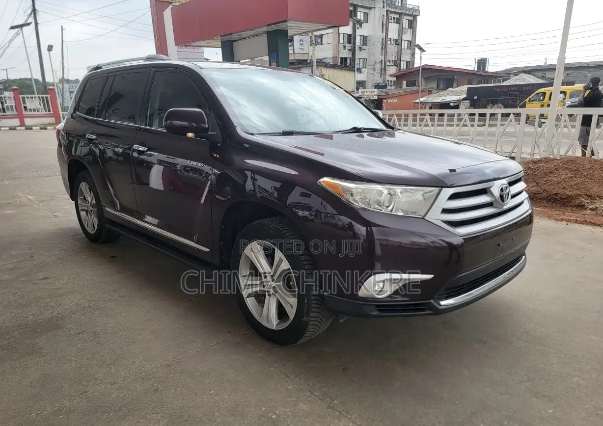 Toyota Highlander Limited 2012 Burgundy