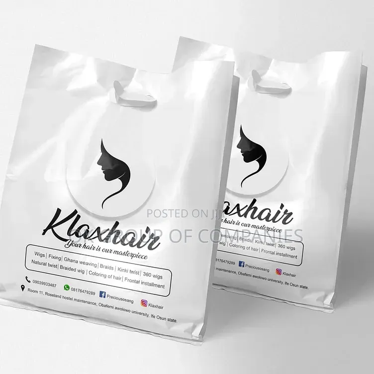 Branded and Unbranded Nylon Shopping Bags Printing Services in Lagos