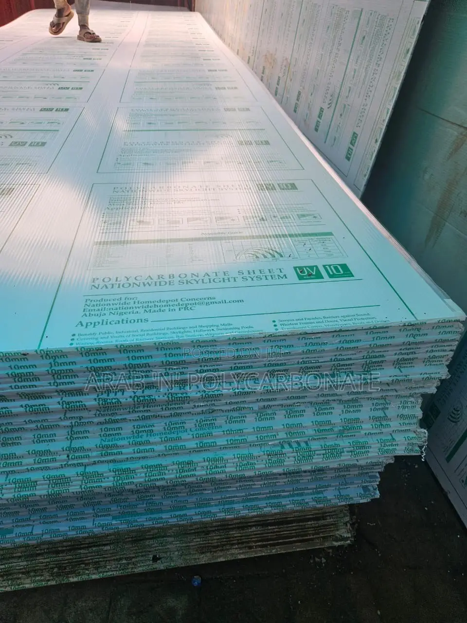 Triple Layers Danpalon Roofing Sheets Distributor