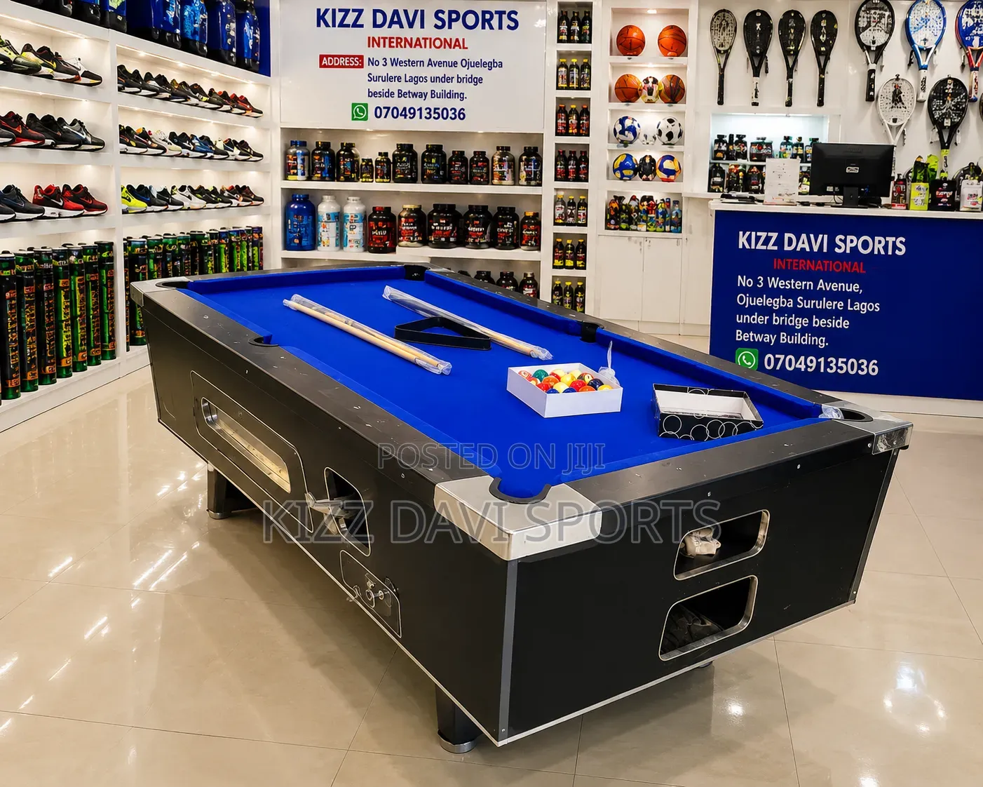 7ft Operated Coin Snooker Board With Full Accessories Brand New