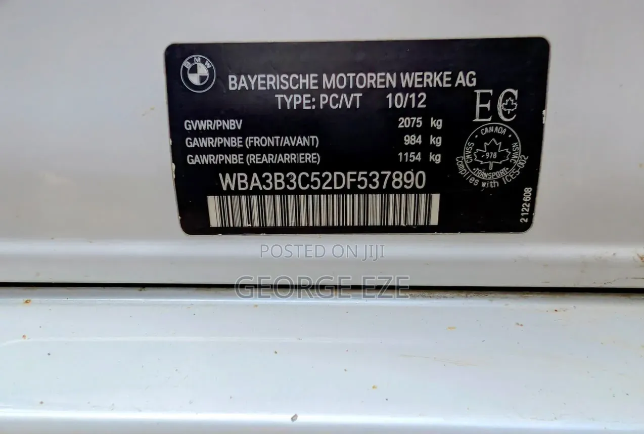 BMW 328i 2013 White