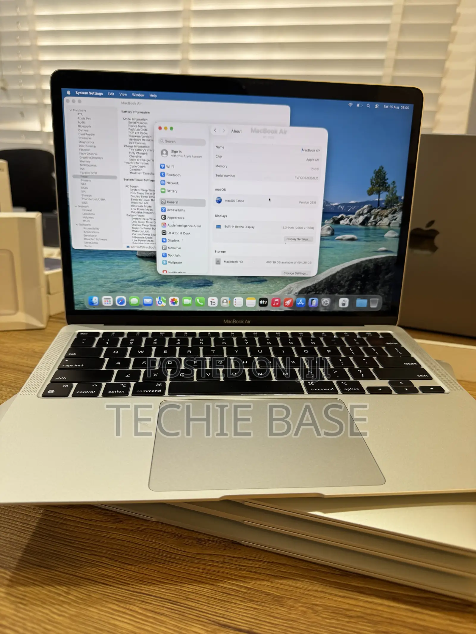 Laptop Apple MacBook Air 2020 M1 16GB Apple M1 SSD 512GB
