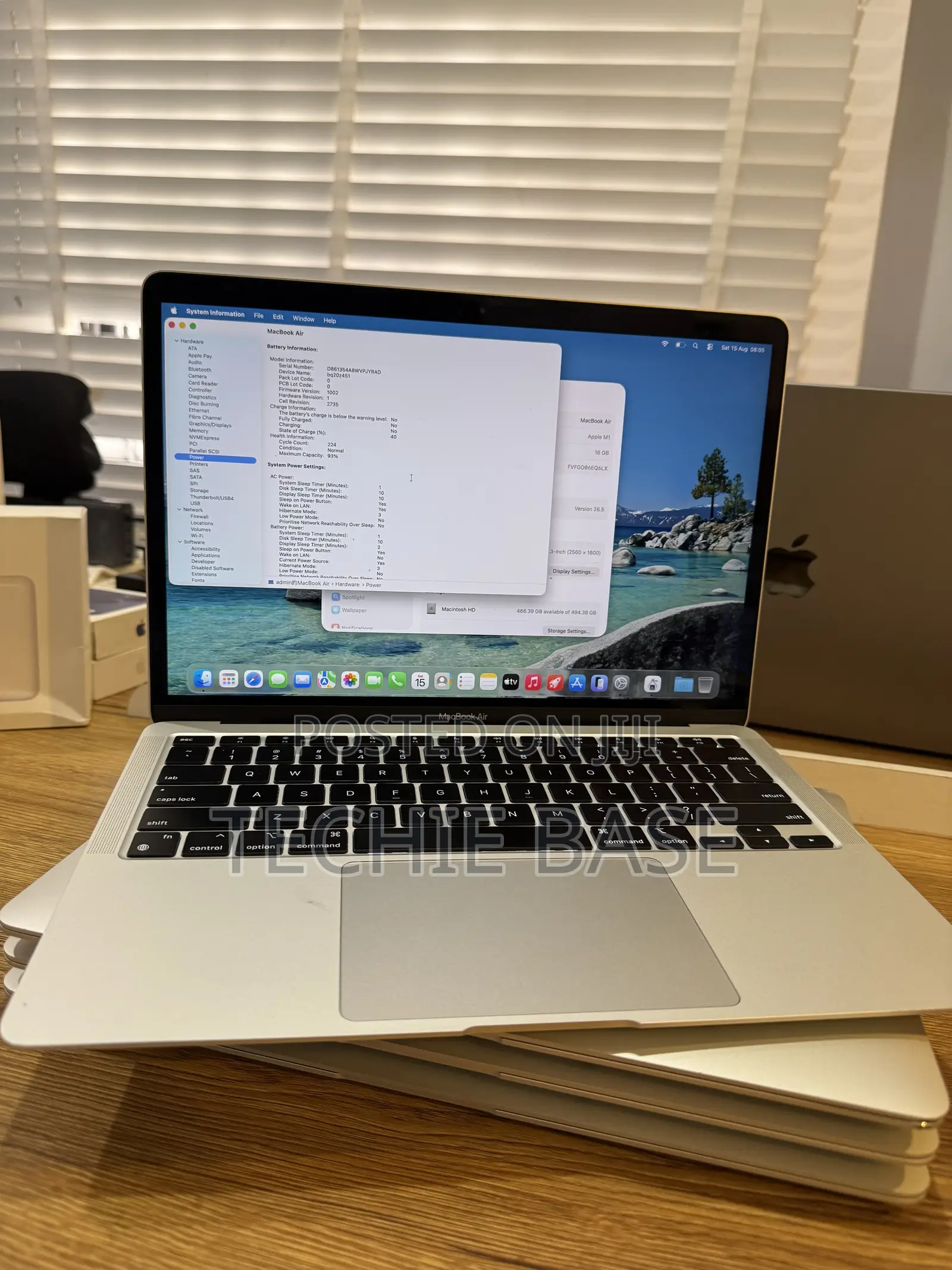 Laptop Apple MacBook Air 2020 M1 16GB Apple M1 SSD 512GB